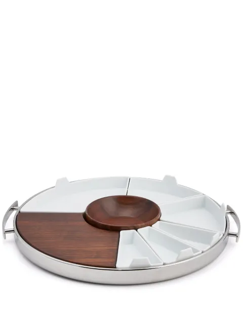 Christofle Mood Party wood tray