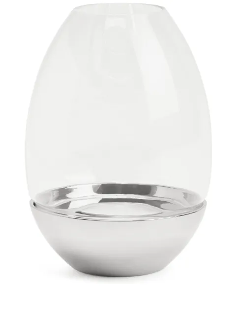 Christofle Mood Clear Hurricane candle holder