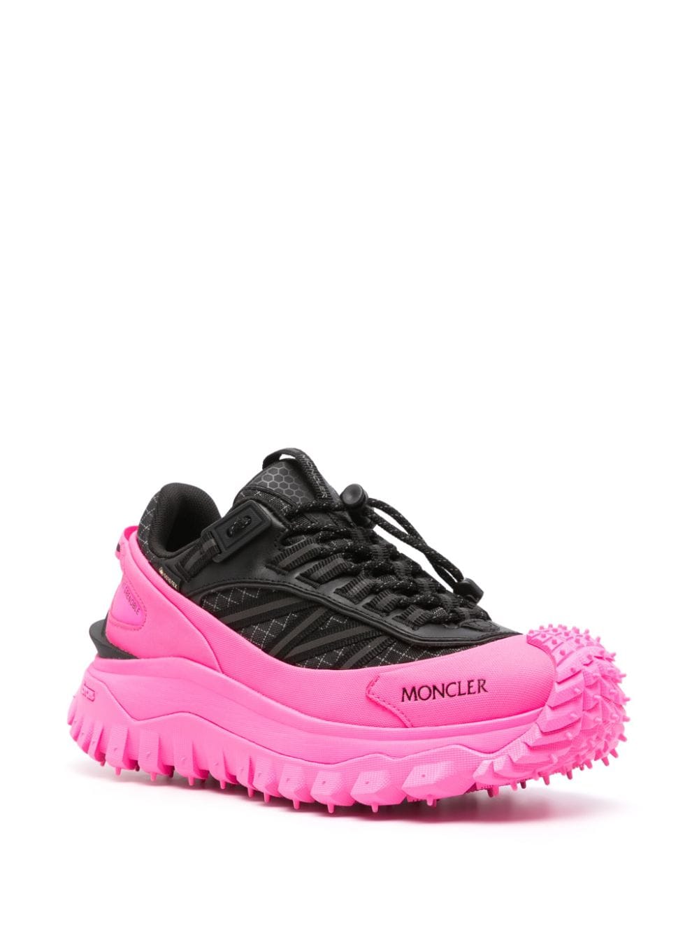 Shop Moncler Trailgrip Gtx Chunky Sneakers In Rosa