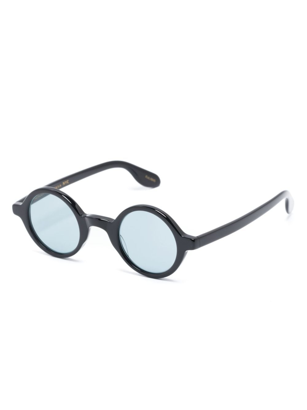 Moscot Zolman zonnebril met rond montuur - Zwart