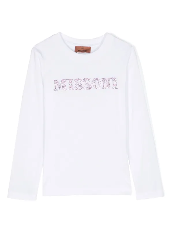 Missoni Kids ラインストーン Tシャツ | ホワイト | FARFETCH JP