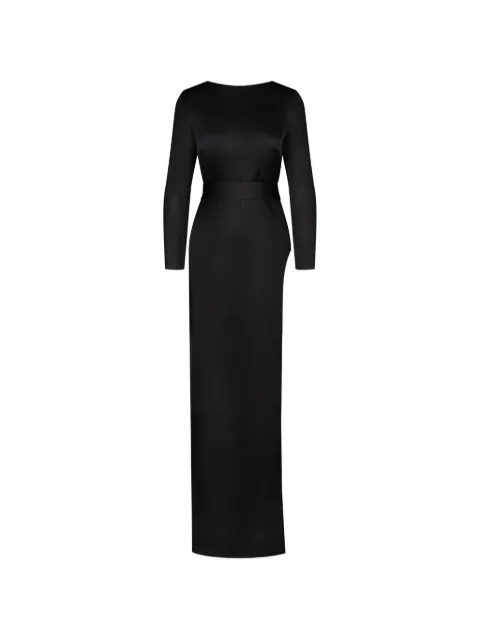Maison Close vestido largo con efecto satinado y espalda en V