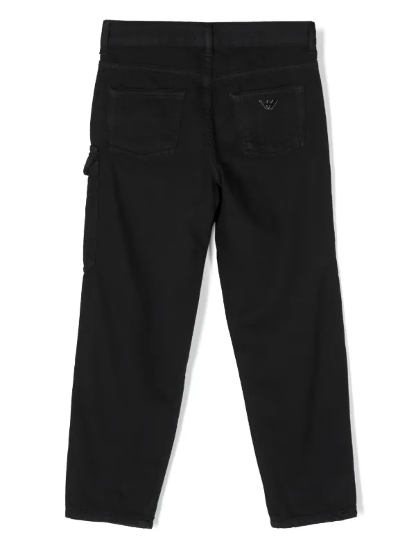 Boys black 2024 armani jeans