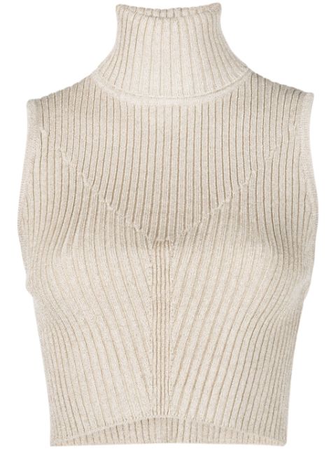 Forte Forte roll-neck ribbed-knit top 