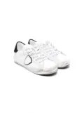 Philippe Model Kids Paris logo-patch sneakers - White