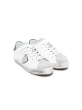 Philippe Model Kids Paris logo-patch sneakers - White