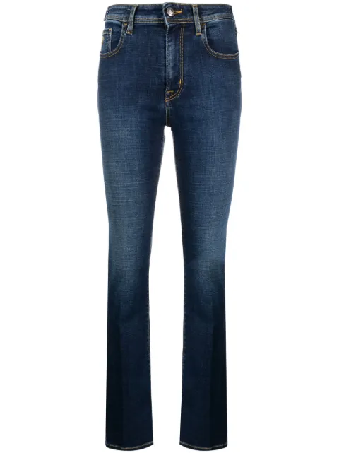 Jacob Cohën high-rise slim-cut flared jeans