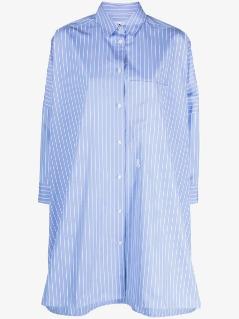 Jil Sander camisa con rayas estampadas