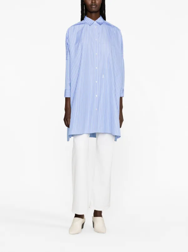 Jil Sander ストライプ シャツ | ブルー | FARFETCH JP