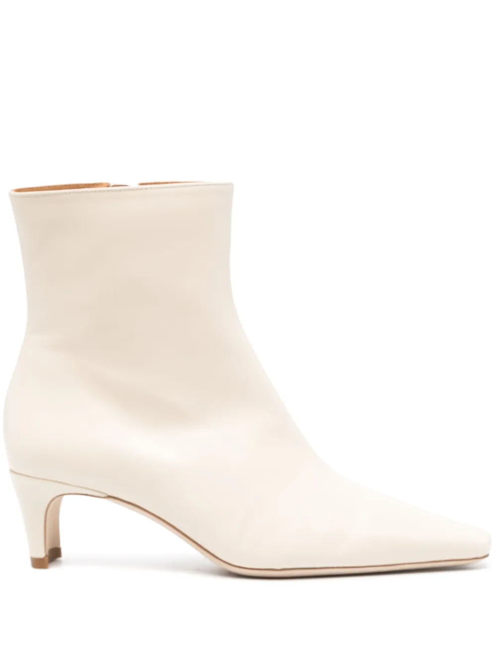 STAUD almond-toe 70mm Leather Boots - Farfetch