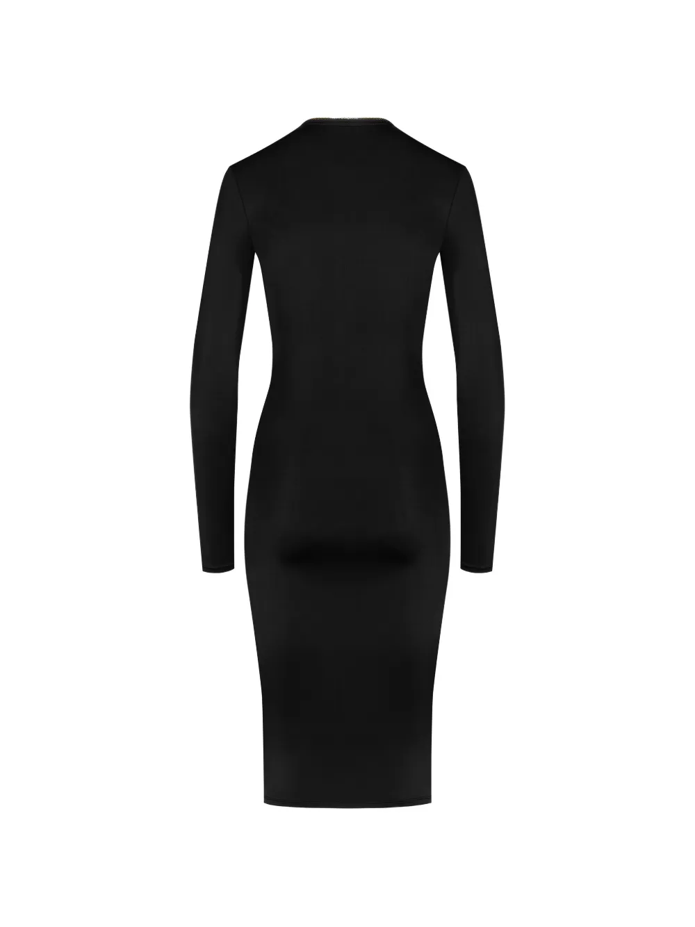 Maison Close Stretch midi-jurk met rits Zwart