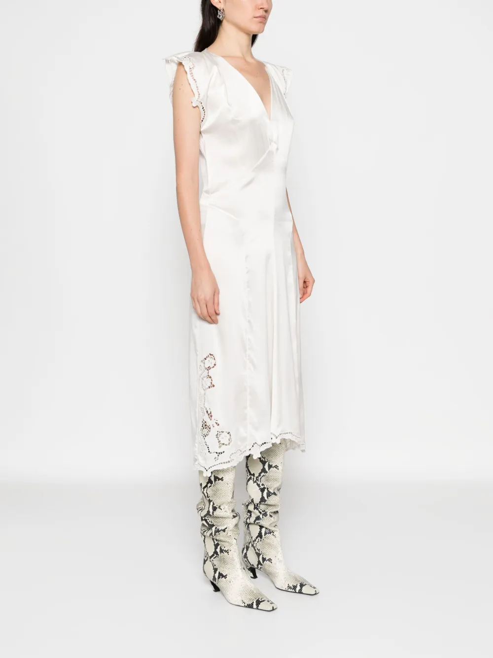 Isabel Marant Sand stretch cotton blend Velma dress