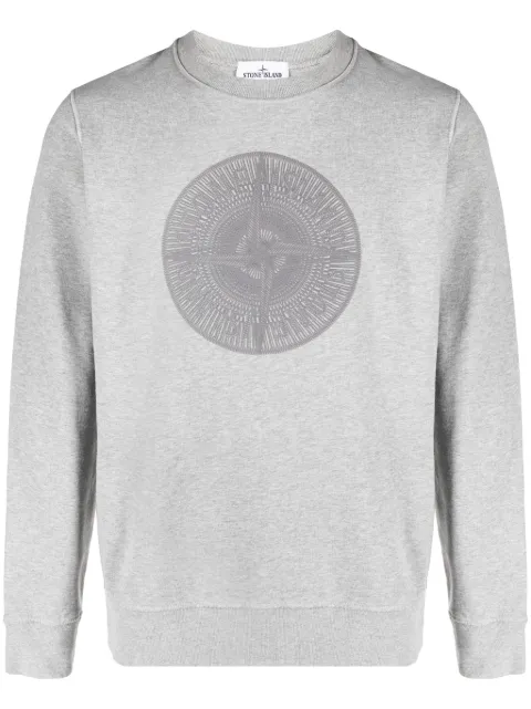 Stone Island sudadera con logo bordado