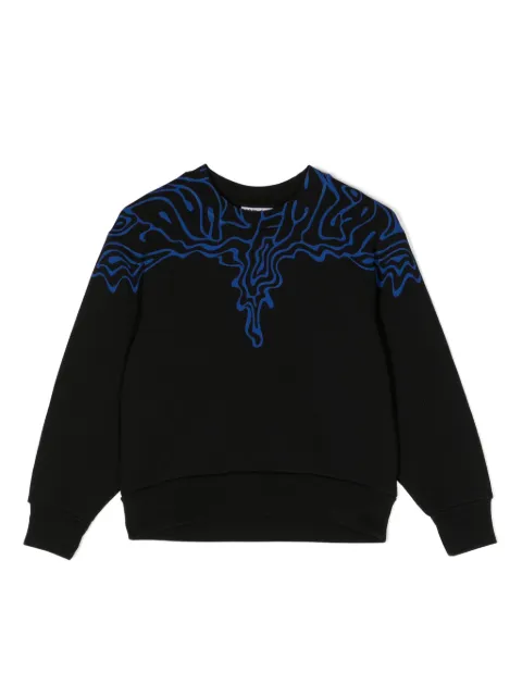 Marcelo Burlon County Of Milan Kids Fluid Wings cotton sweatshirt