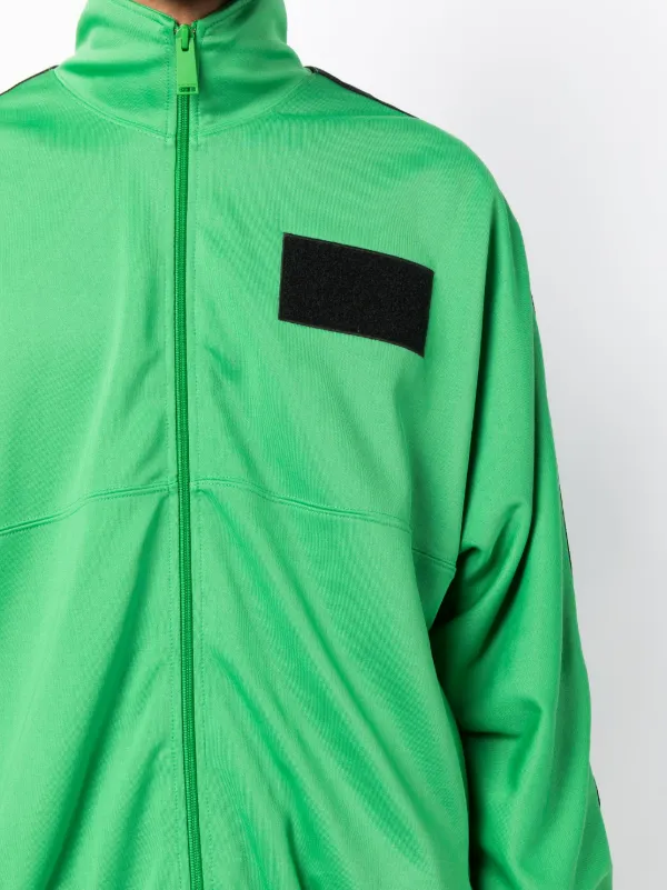 Heron Preston Tracktop Zipped Jacket | Green | FARFETCH