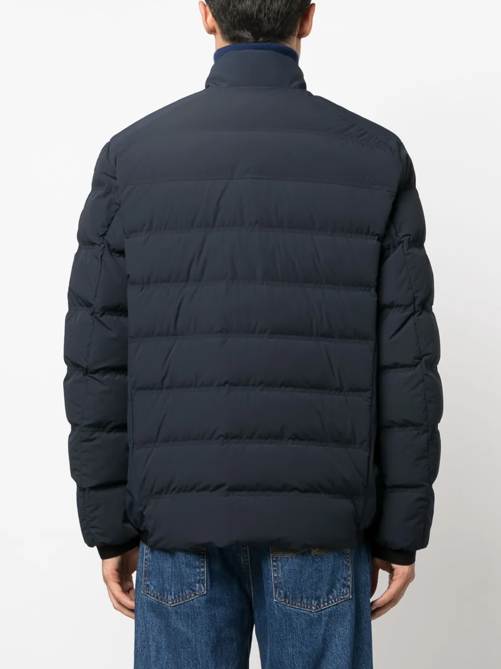 Woolrich Jack met logopatch Blauw