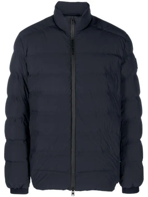 Woolrich dynejakke med logomærke