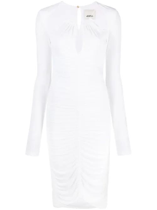 Robe mi-longue Logane à découpes - ISABEL MARANT - Modalova