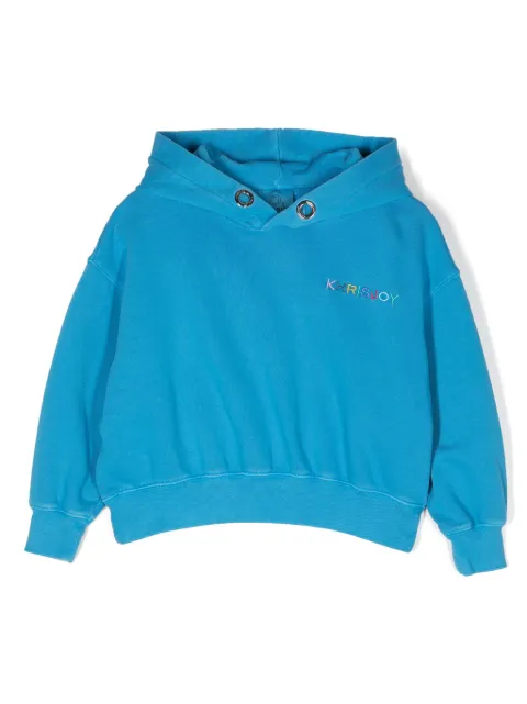 Khrisjoy Kids hoodie con logo bordado