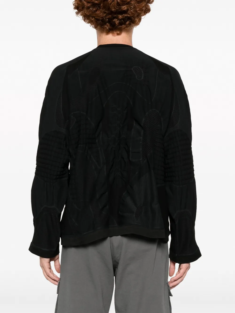 ROA oversized 3D-knit sweatshirt | Smart Closet