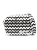Missoni Kids zigzag-print leather shoulder bag - Black
