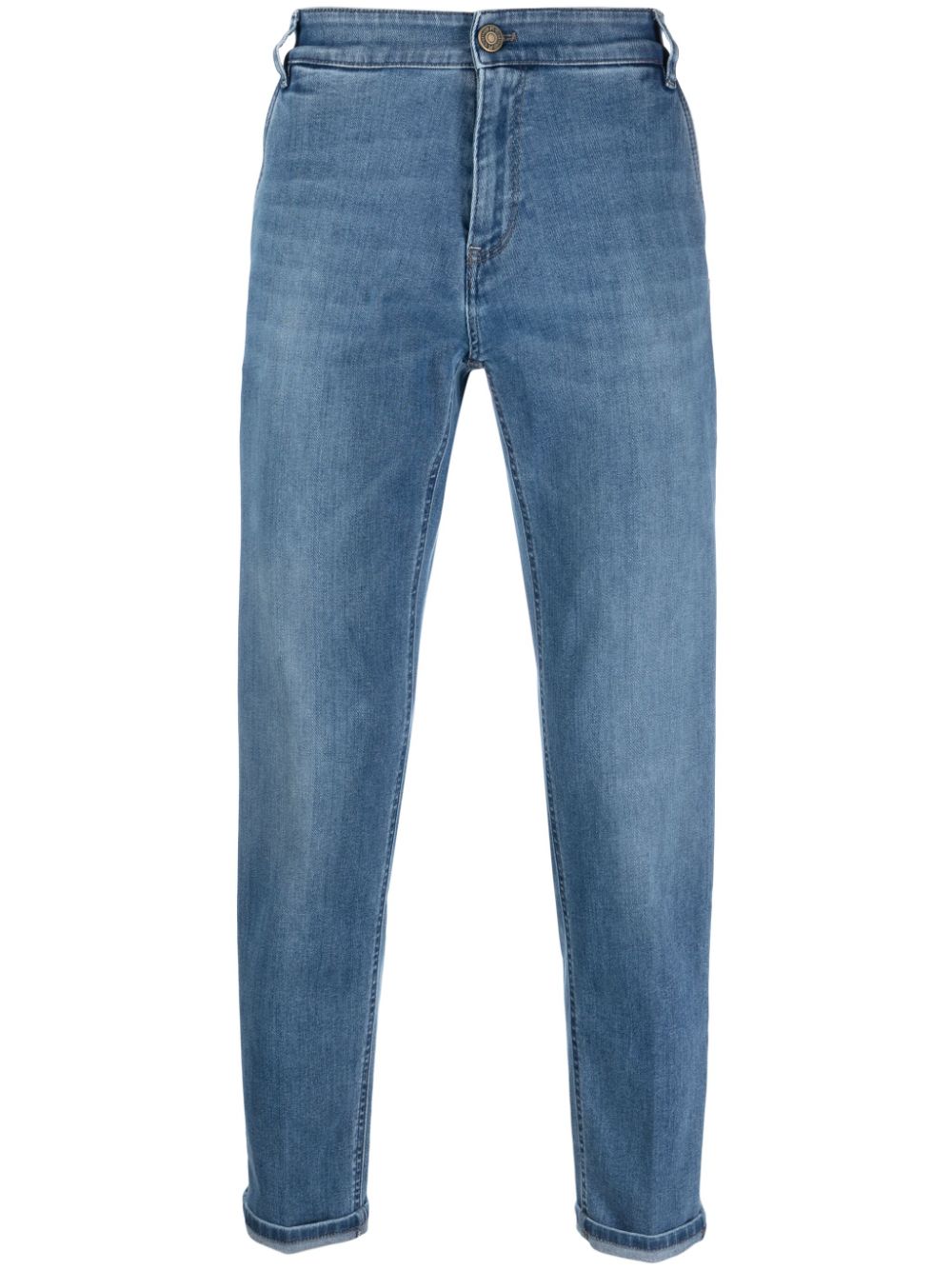 PT Torino Jeans met toelopende pijpen Blauw