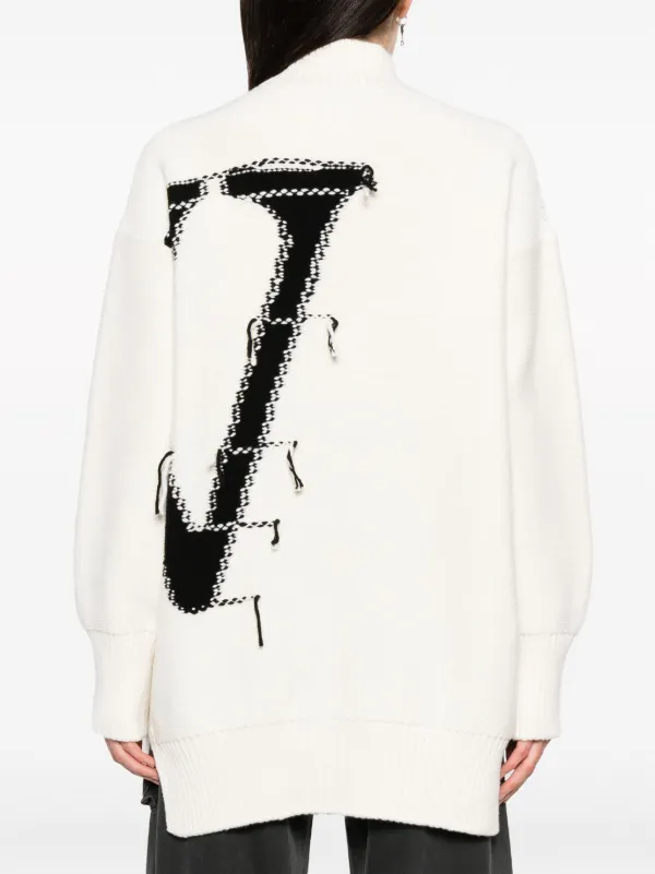 White 2024 branded jumper