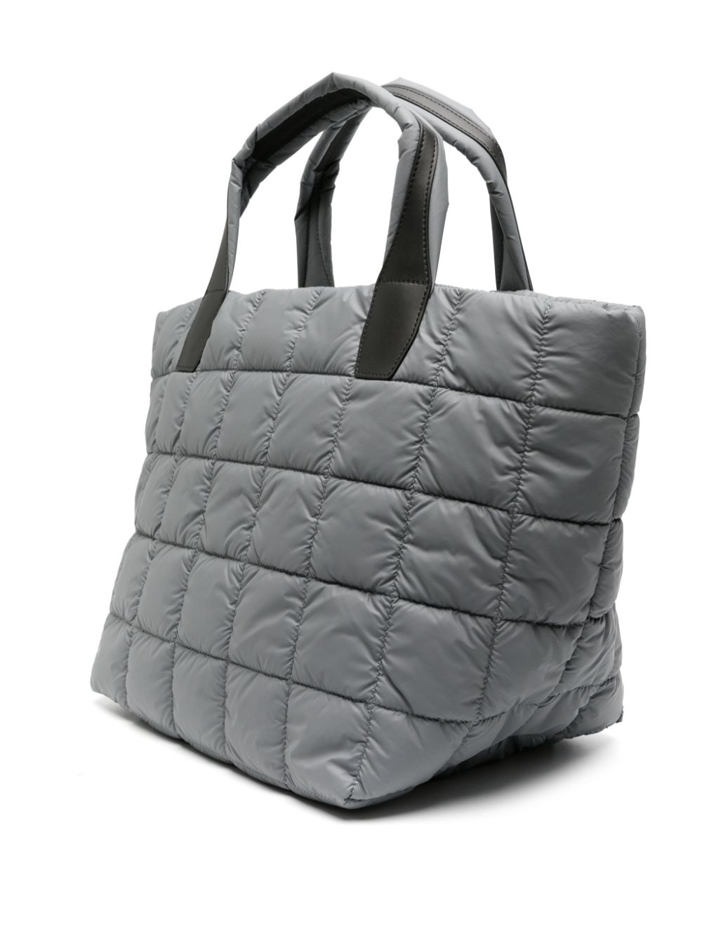 Shop Veecollective Medium Porter Padded Tote Bag In Grau