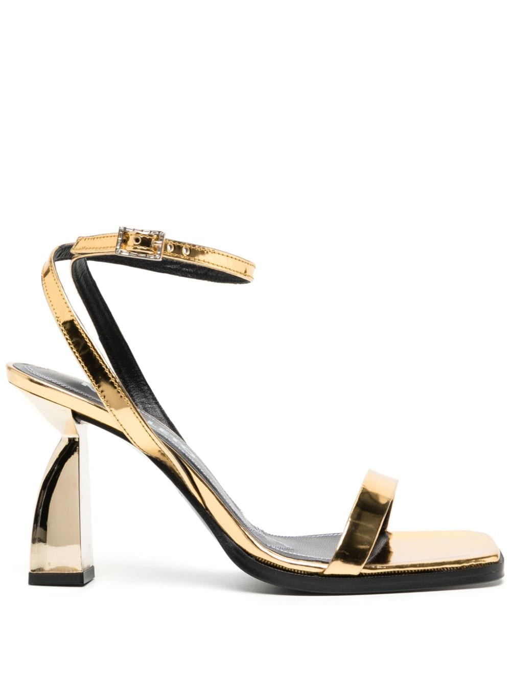 Nodaleto Angel E 90mm Metallic Sandals In Gold