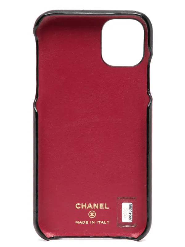 CHANEL Pre-Owned CC diamond-quilted Phone Case - Farfetch