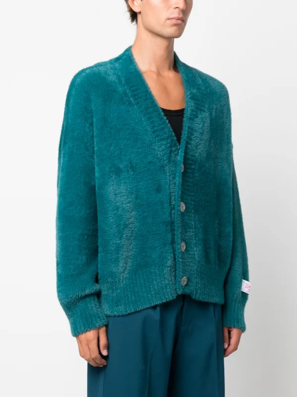 stein KID MOHAIR CARDIGAN (GREEN) stein Kid Mohair Cardigan
