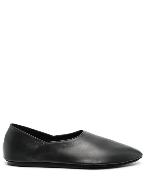 Jil Sander flats con diseño de dos paneles