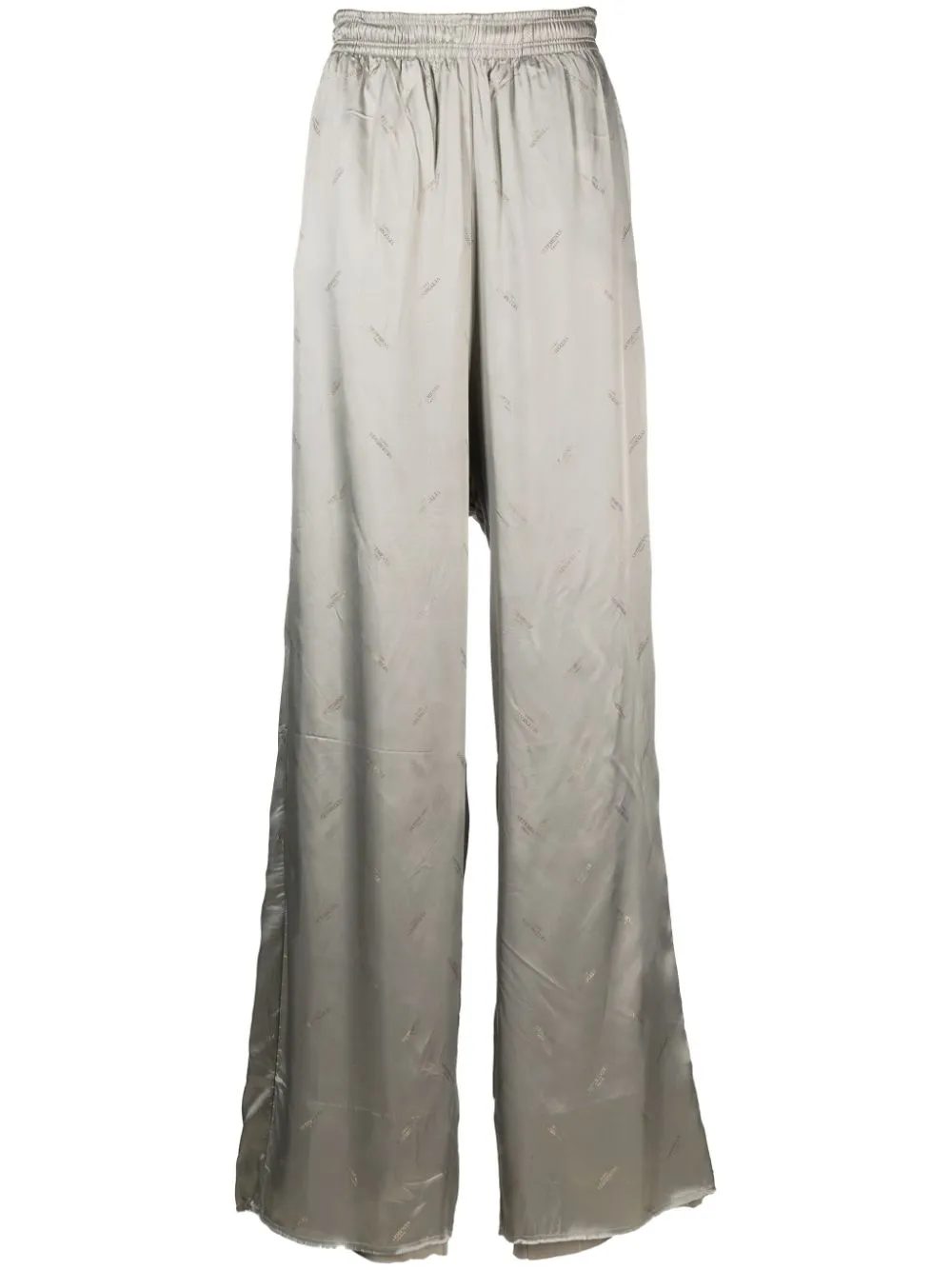 Vetements Gradient Wide-leg Trousers In Grey