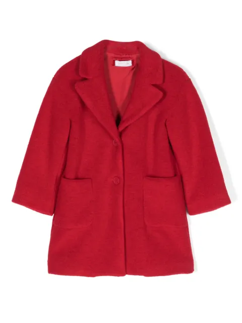 Monnalisa notched-lapel single-breasted coat