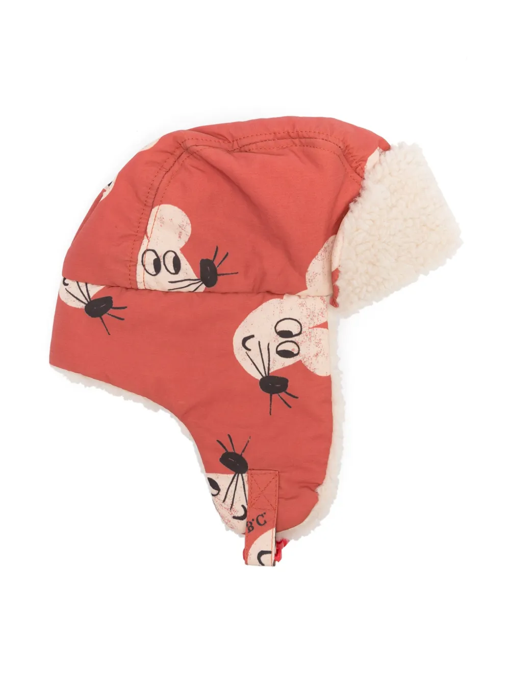 Bobo Choses gorro tejido con estampado gráfico | naranja | Image 1