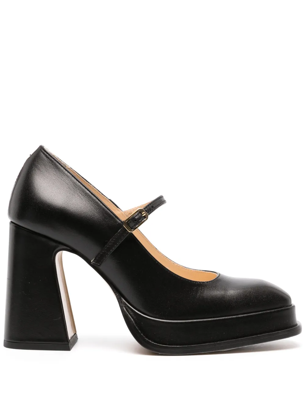 Souliers Martinez Casilda 105mm leather pumps - Nero