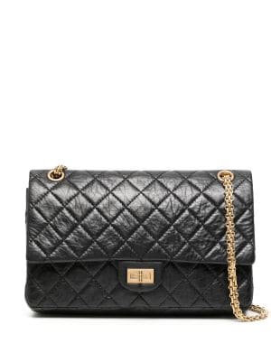 Chanel Pre-owned 1998/1999 tortoiseshell-handle Handbag - Black