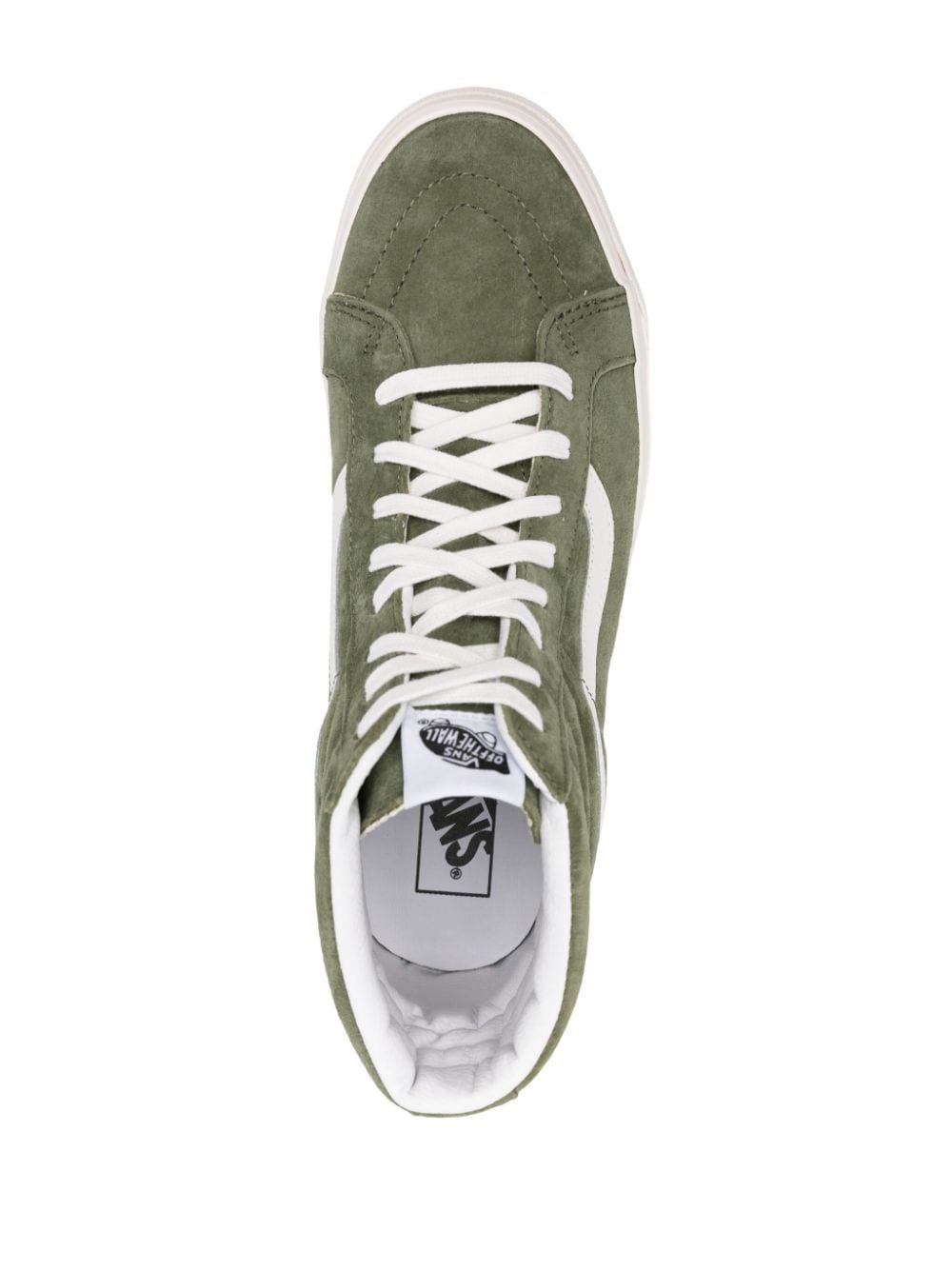 Shop Vans Suede Lace-up Sneakers In Green