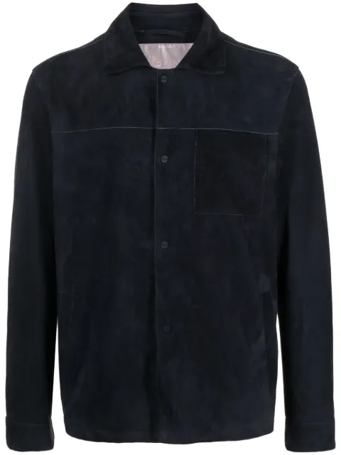 Herno goat suede shirt jacket 