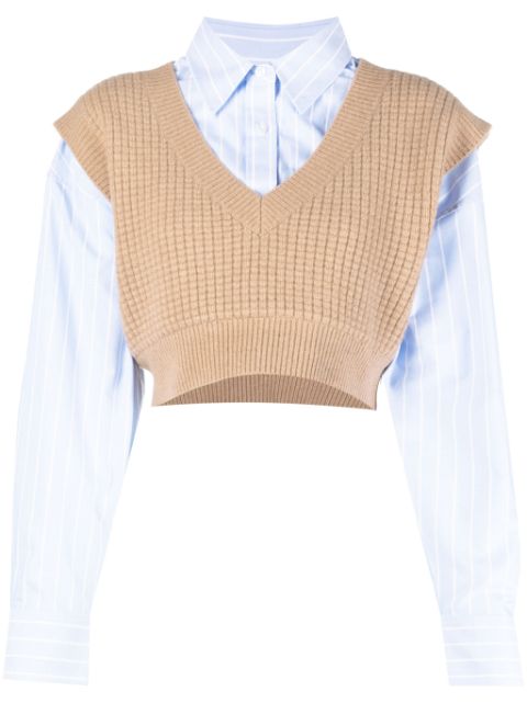 Alexander Wang layered knitted vest Women