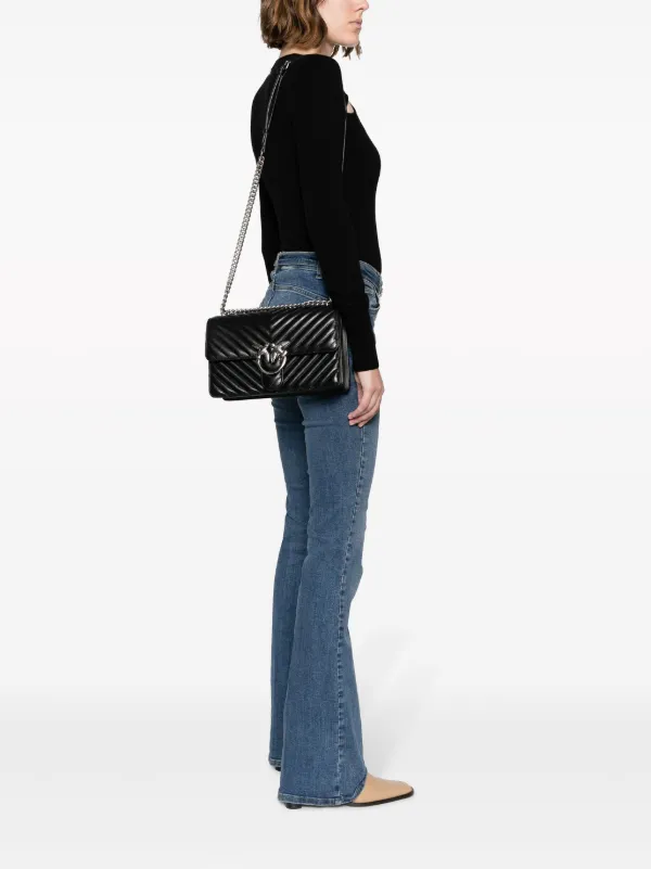 ショルダーバッグ・ポシェット Pinko \"Love Birds\" shoulder bag PINKO Love Birds-plaque Shoulder Bag | Pink | FARFETCH JO