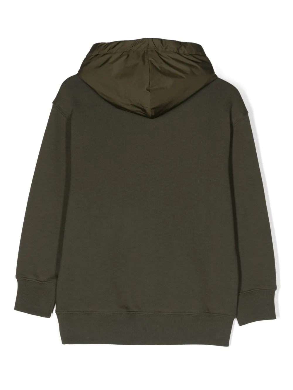 Aspesi Kids Hoodie met buidel - Groen