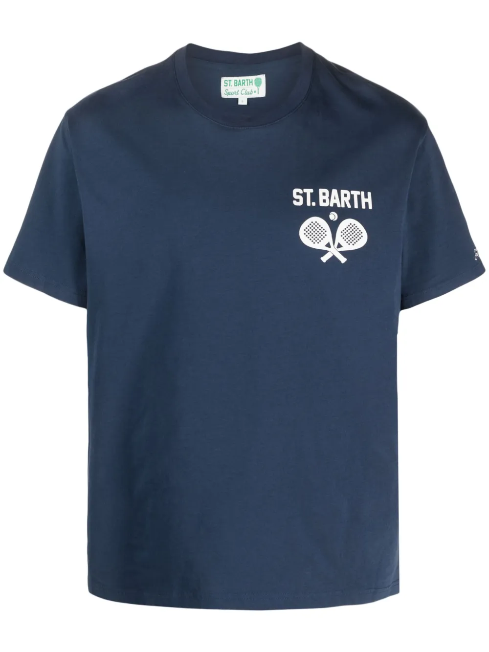 MC2 Saint Barth T-shirt met tekst Blauw