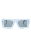 Off-White Eyewear Seattle rectangle-frame sunglasses - Blue