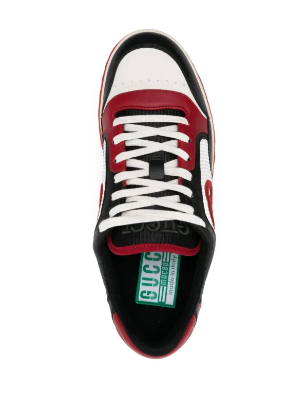 Gucci MAC80 Leather Sneakers | Black | FARFETCH