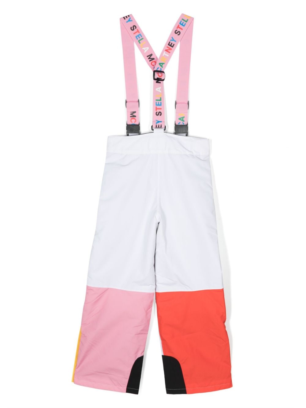 Stella McCartney Kids colour-block ski trousers - Wit