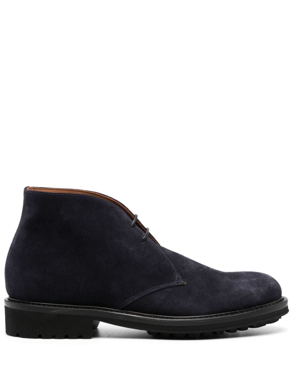 DOUCAL'S LACE-UP SUEDE BOOTS