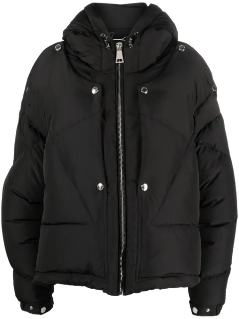 Khrisjoy hooded zip-up padded jacket
