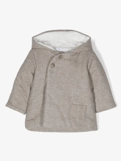 Tartine Et Chocolat hooded cotton coat