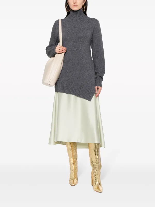 Jil Sander ワッフルニット プルオーバー | グレー | FARFETCH JP